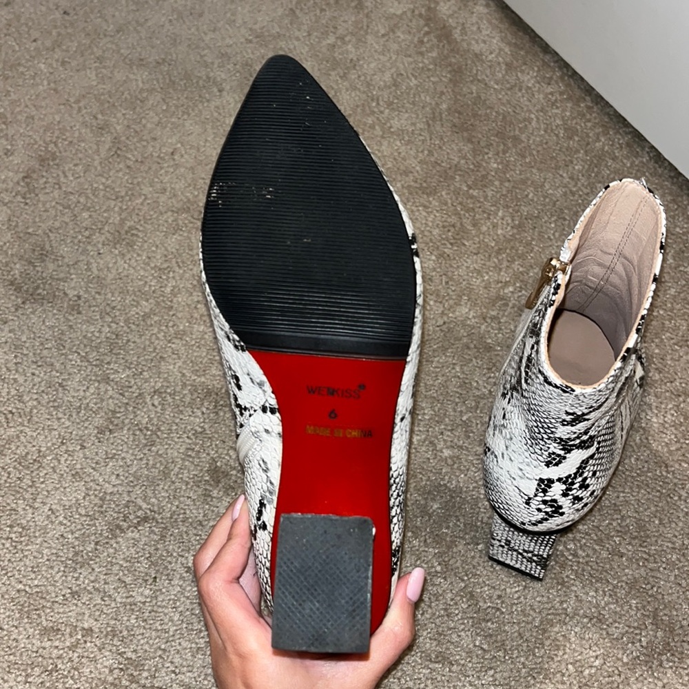 Snake Skin Booties - Picture 3 of 3